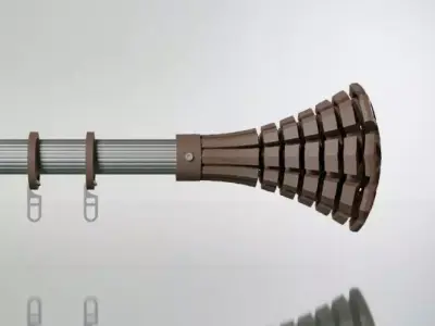  Finial for curtain rods 3D model