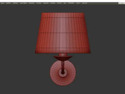 Alfa Selva sconce Low-poly 3D model