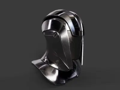 Old Republic Sith Trooper Helmet Low-poly 3D model