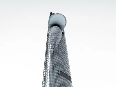 BITEXCO FINANCIAL TOWER Low-poly 3D model