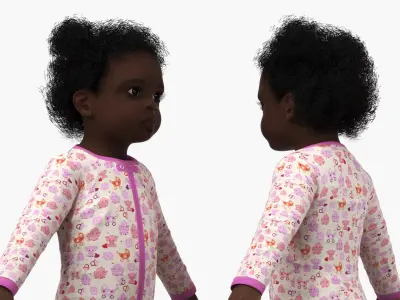  Babies in Full Bodysuit A-Pose Collection 