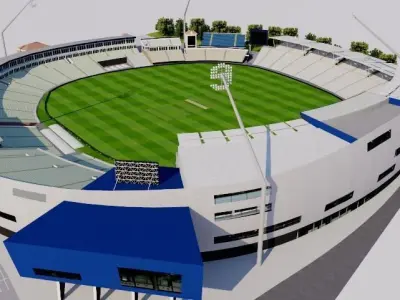 Edgbaston Cricket Ground - Birmingham 3D model