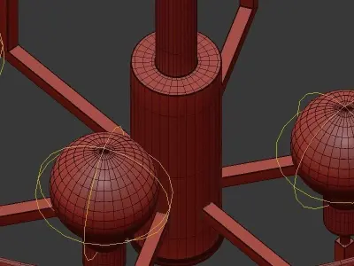 Cromwell Chandelier 3D model