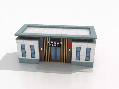 Public toilet  3D model