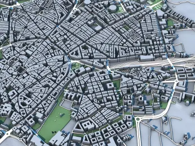 Salamanca City in Spain 3D model