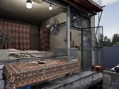 Nan Shop 3D Model By zambeelstudios Low-poly 3D model