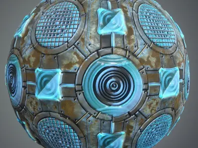 Scifi Vol 95  -  Game PBR Textures Texture