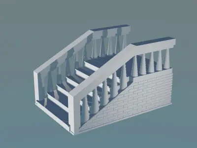 3D Staircase 3D print model