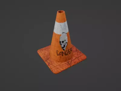 Traffic cone  3D model