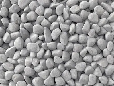 Pebble splinter decor Big kit n1 3D model