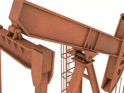 Oil Pump Jack 3D model