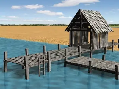 Dock 02 3D model