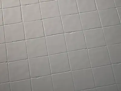 Realistic Old Portuguese Tile PBR Material Texture