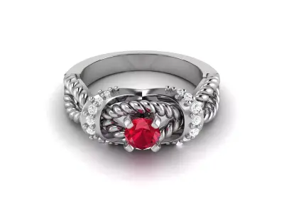 Women Ring 3D print model