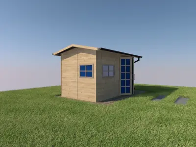 garden house 3d model  3D model