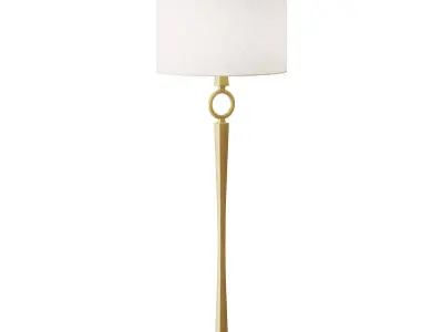 Easton Forged Iron Floor Lamp 3D model