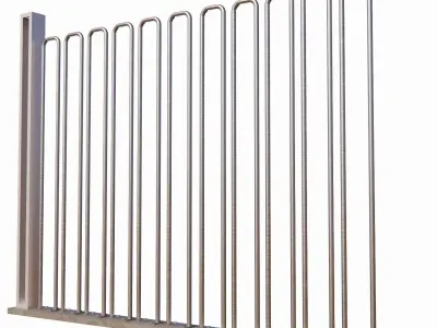 Sci-fi fences series 3D model