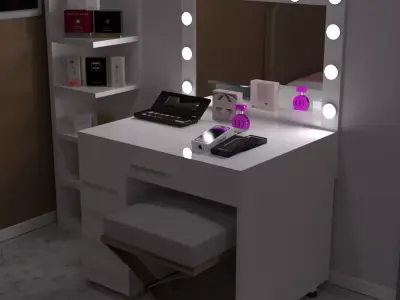 Free Modern Dressing Tables for DAZ3D Free 3D model