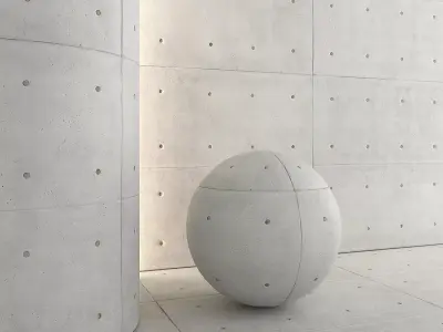Concrete panels with holes 11 Texture