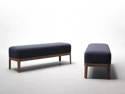 Fulham Bench 3D model