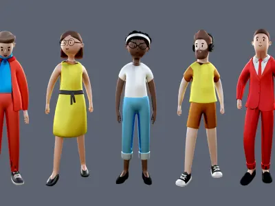  cartoon characters 3 10 Glamour 