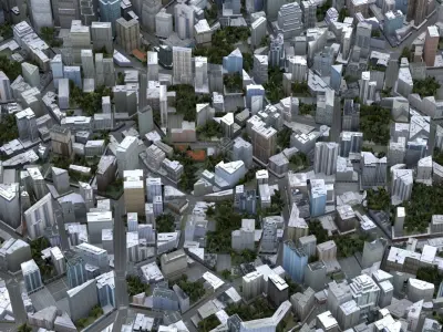 Big City 48 3D model