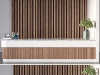 RECEPTION DESK NO9 A 3D model