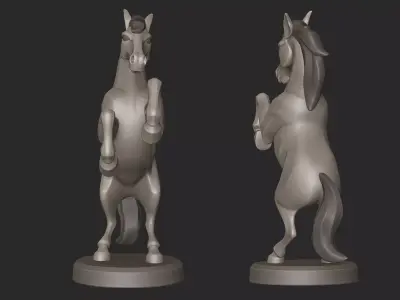 Stylized Horse  3D print model
