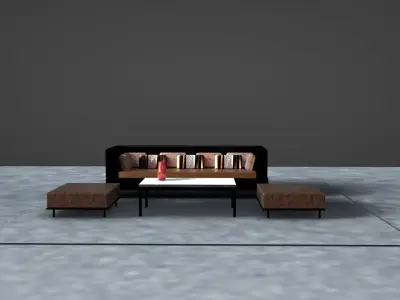 3d Sofa  3D model purchase