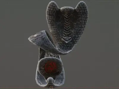 BANNER COBRA Low-poly 3D model
