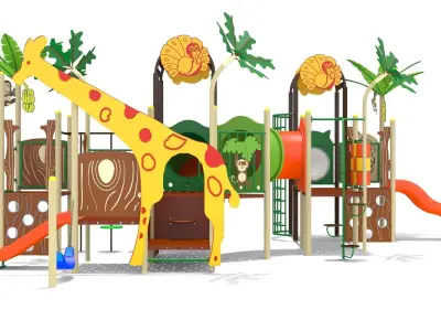 Jungle Playground 3D model