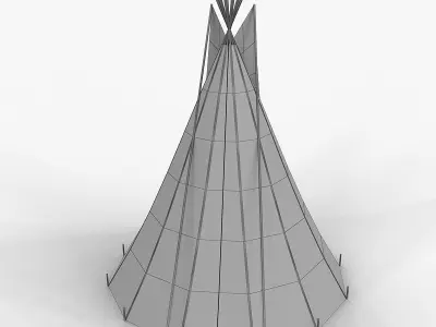Tee Pee 3D model