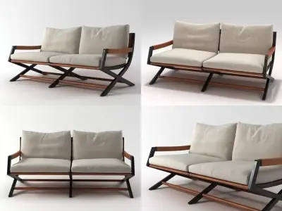 Emily bench 3D model