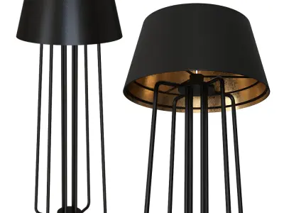 Tripod Floor Lamp 3D model 5