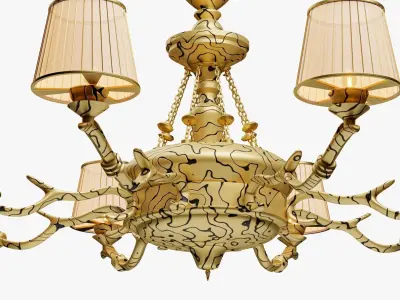 Chandelier 3D model 15