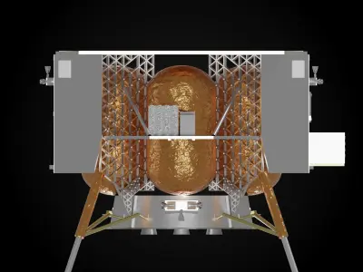 Astrobotic Peregrine Lunar Lander 3D model