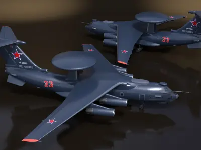  Beriev A 100 Aircraft Simplified 