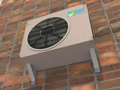 Air Conditioning Unit for Exteriors  AIRCON Unit 3D model