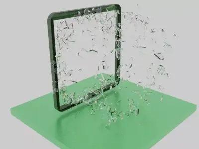 Shattered glass  3D model