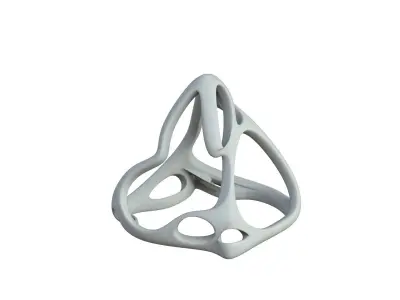 SciFi Cube Object No 64753 Low Poly Shape Low-poly 3D model