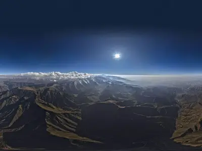 HDR - A 3km Ascend above the Gorge 3D model