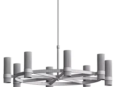 Barclay Large Chandelier 3D model