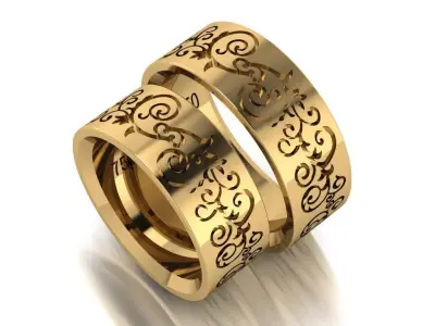 ring set 33 collection1 3D print model