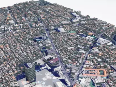 Surabaya City Indonesia 3D model