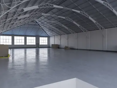 Warehouse Interior 7 Low-poly 3D model