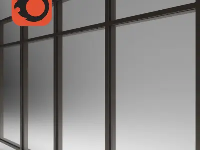  aluminum stained glass 3D model