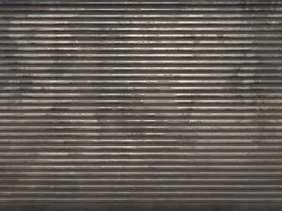 Roller shutter - PBR Low-poly 3D model
