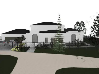 Vila house  Archicad 22  3D model 3D model