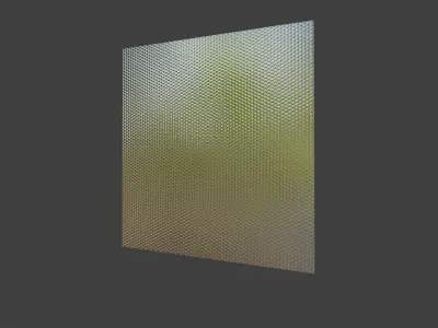Pattern Glass - Diamond Patterned Low-poly 3D model