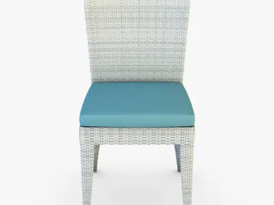 Rexus chair white v 1 3D model